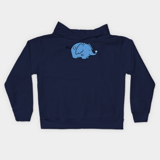 Blue Star Elephant Kids Hoodie